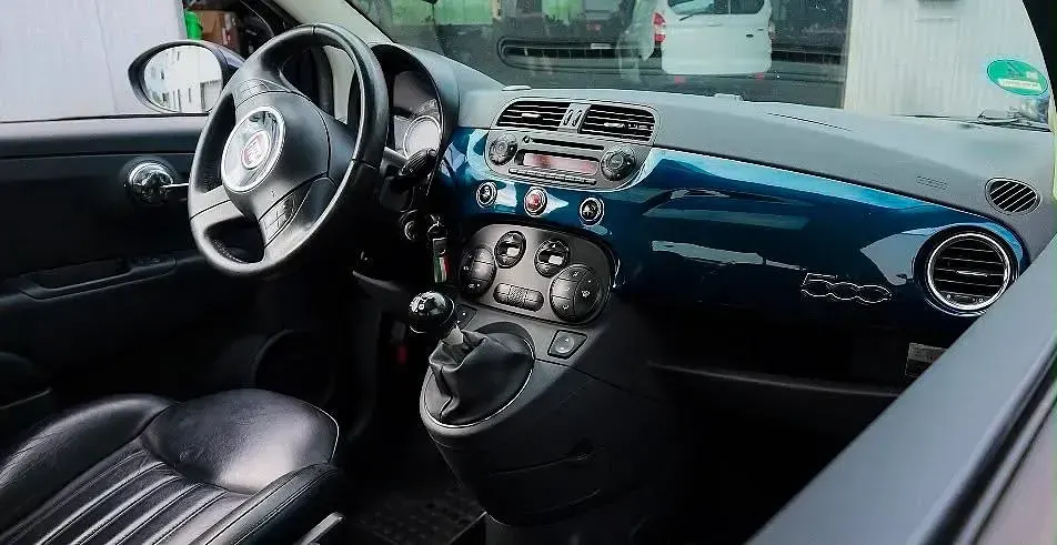 Gebraucht Fiat 500 95 PS (69 kW) 2013 Blau Coupé