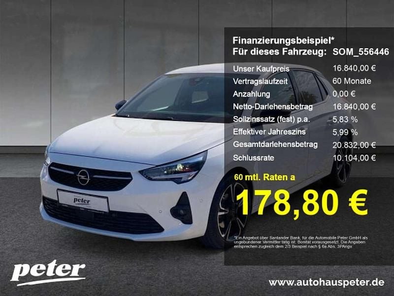 Jade weiss/arktis weiss Gebraucht 2023 Opel Corsa GS Line Kleinwagen | 16.840 € (Fairer Preis) - Bild 1/4