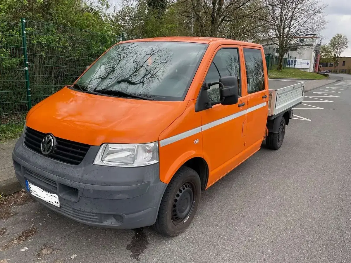 Usata VW Transporter 131 CV (96 kW) 2009 Arancione Furgone