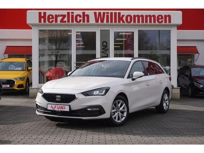 Usata Seat Leon ST 131 CV (96 kW) 2020 Bianco Station wagon