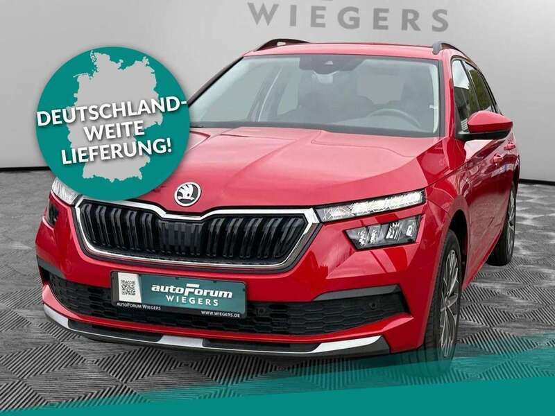 Rot Gebraucht 2021 Skoda Kamiq Clever SUV | 18.481 € (Fairer Preis) - Bild 1/4