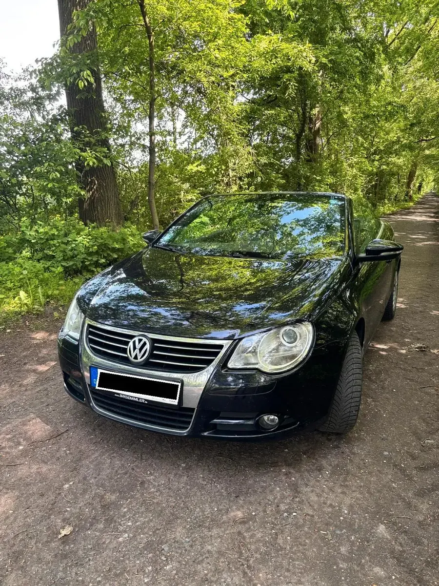 Gebraucht VW Eos 122 PS (89 kW) 2009 Schwarz Cabrio
