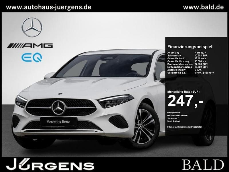 Polarweiß Gebraucht 2024 Mercedes A200 Progressive Limousine | 26.460 € (Superpreis) - Bild 1/4