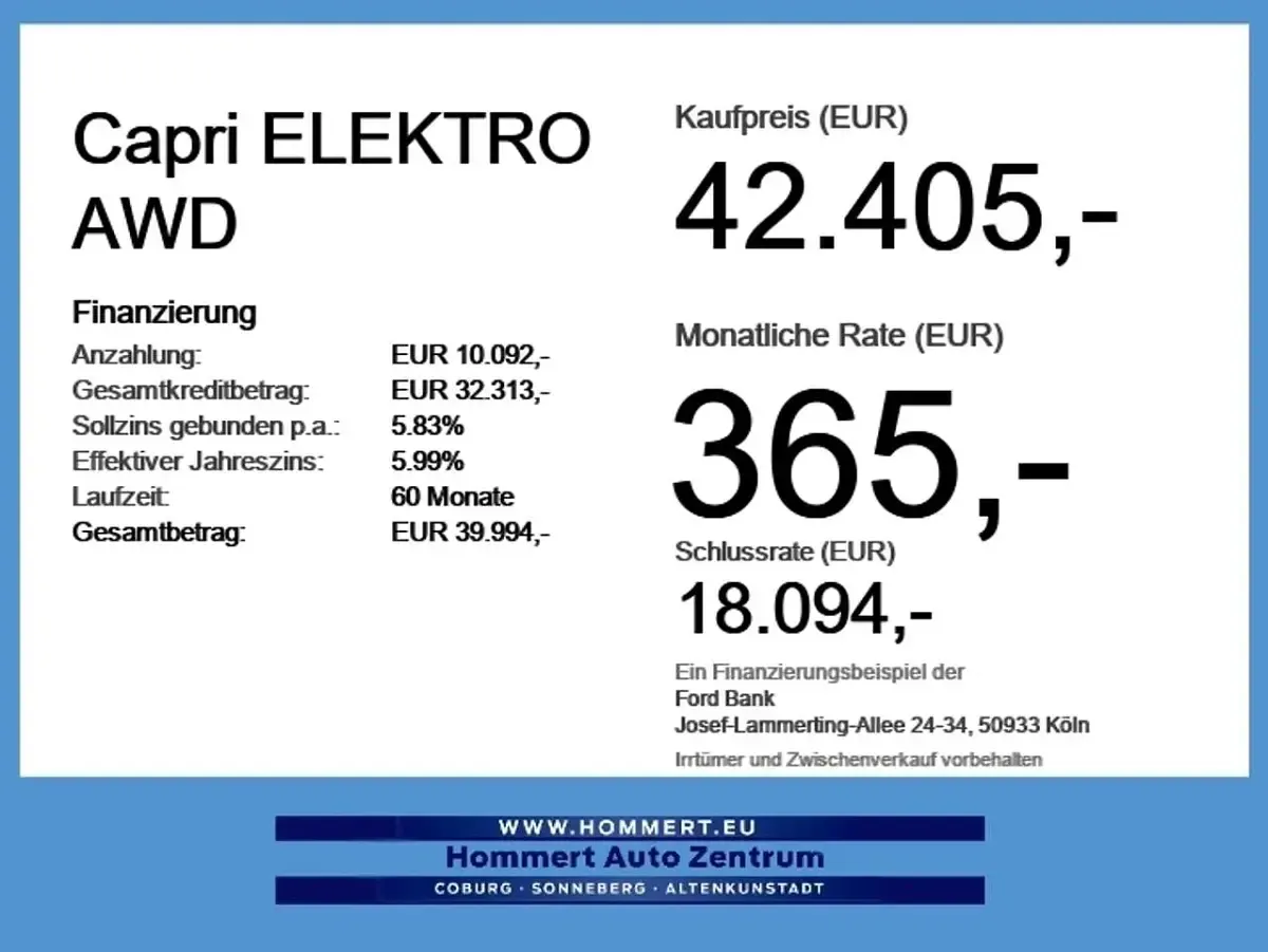 Neu Ford Capri 250 kW (340 PS) 2025 Magnetic grau SUV