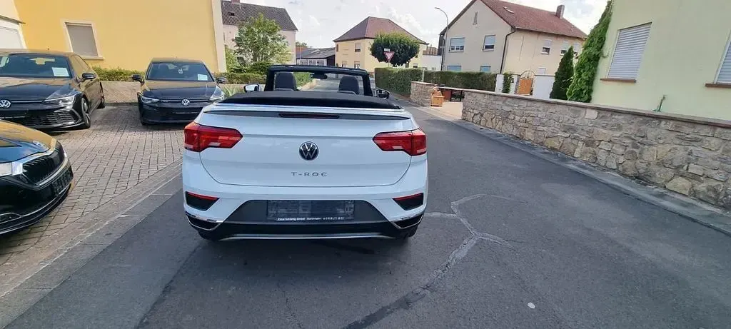 Gebraucht VW T-Roc Cabriolet Style 110 PS (80 kW) 2022 Weiß Cabrio