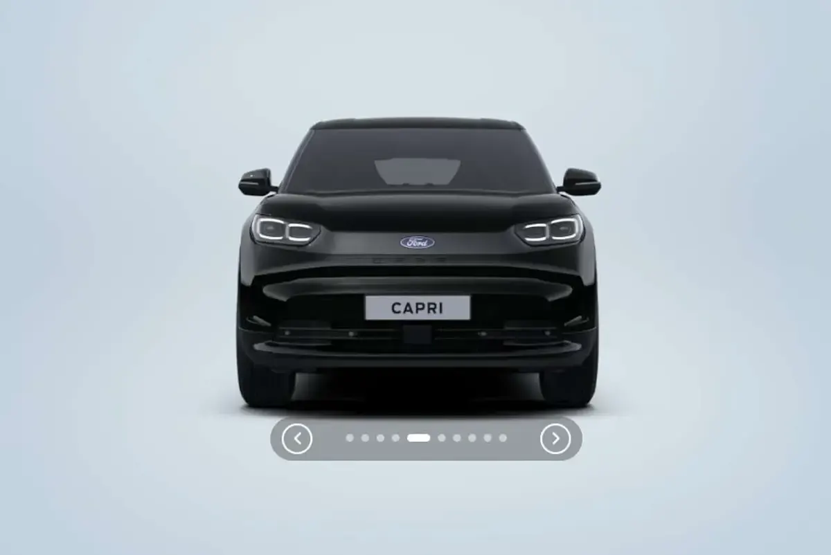 Uusi Ford Capri Extended Range 210 kW (286 HP) 2026 Musta Katumaasturi