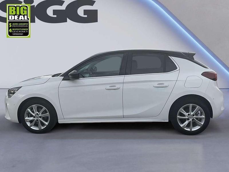 Gebraucht Opel Corsa Elegance 101 PS (74 kW) 2023 Jade weiss/arktis weiss Kleinwagen