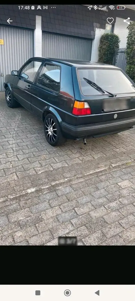 Gebraucht VW Golf II 69 PS (50 kW) 1991 Blau Kleinwagen