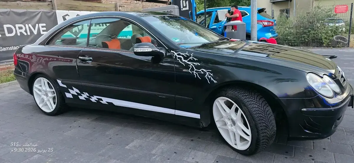 Gebraucht Mercedes CLK320 218 PS (160 kW) 2003 Schwarz Coupé