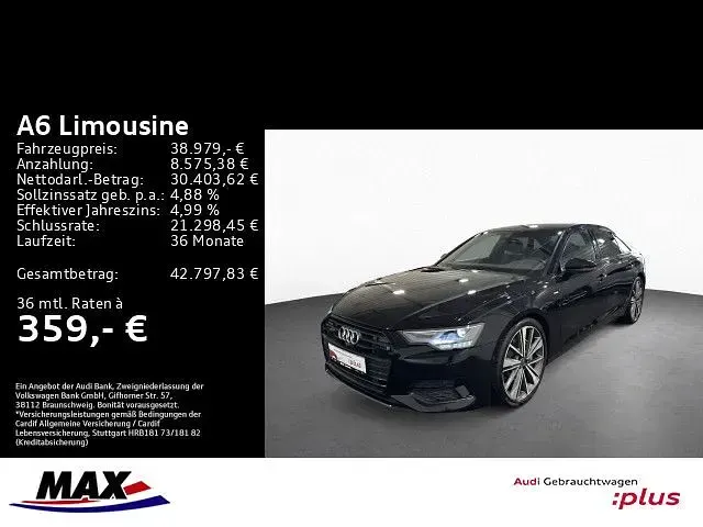 Brugt Audi A6 Advanced 245 HK (180 kW) 2023 Sort Sedan
