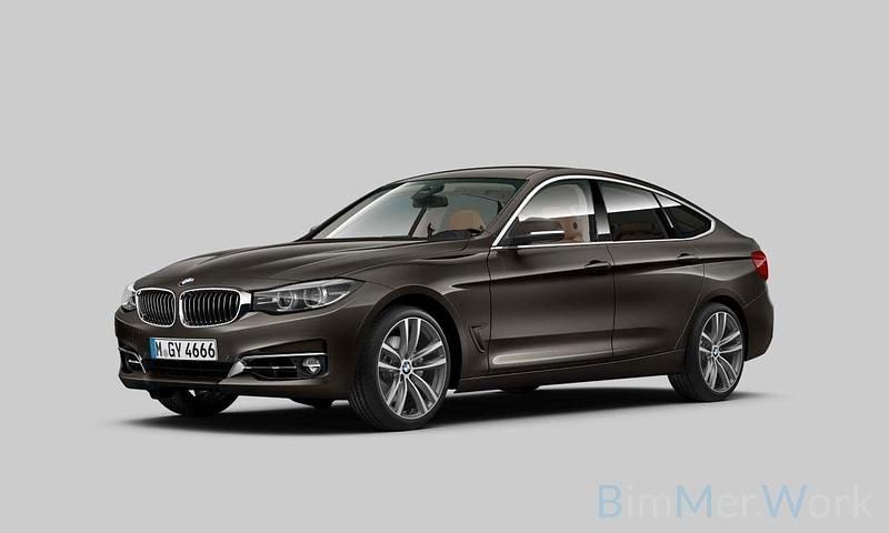 Braun Gebraucht 2017 BMW 330 Gran Turismo Luxury Line Limousine | 18.990 € (Fairer Preis) - Bild 1/3