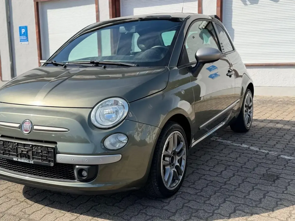 Gebraucht Fiat 500 69 PS (50 kW) 2009 Grün Cabrio
