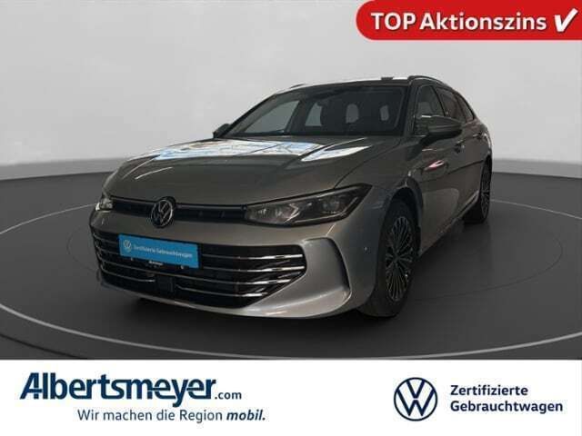 Silber Gebraucht 2024 VW Passat Elegance Kombi | 46.788 € (Teuer) - Bild 1/4