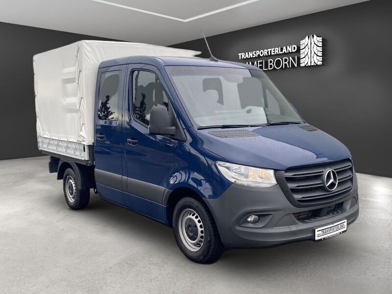Blau Gebraucht 2022 Mercedes Sprinter Van | 30.890 € (Superpreis) - Bild 1/4