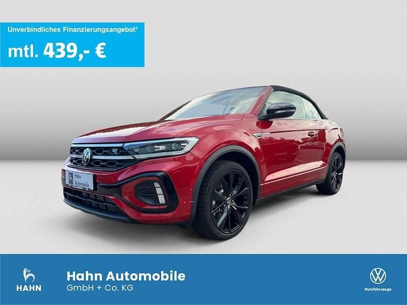 Kings red metallic Gebraucht 2025 VW T-Roc Cabriolet R-line Cabrio | 43.911 € - Bild 1/3