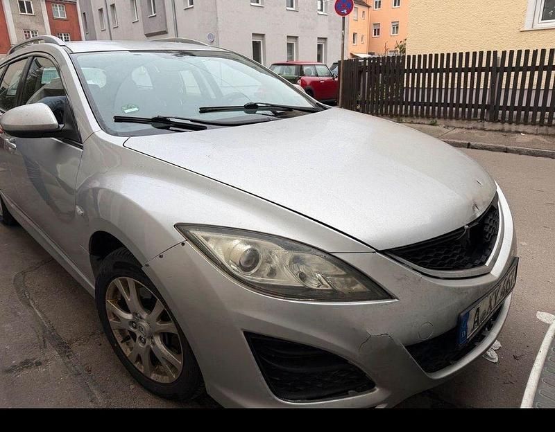 Silber Gebraucht 2010 Mazda 6 Sports-Line Kombi | 1.390 € (Superpreis) - Bild 1/4