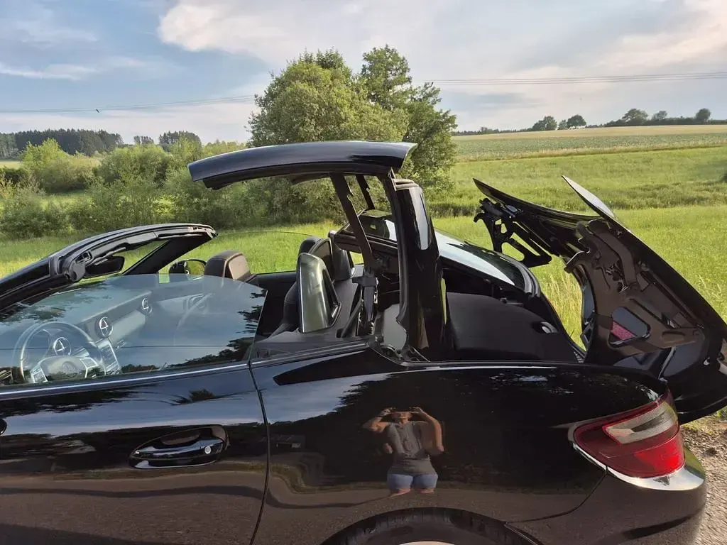 Gebraucht Mercedes SLK250 204 PS (150 kW) 2016 Schwarz Cabrio