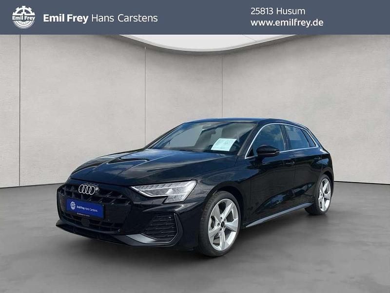 Schwarz Gebraucht 2024 Audi A3 Sportback S-Line Kombi | 36.480 € (Guter Preis) - Bild 1/4
