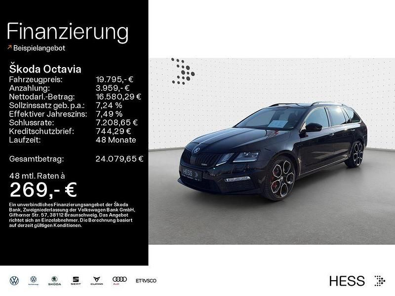 Gebraucht Skoda Octavia RS 230 PS (169 kW) 2018 Schwarz Kombi