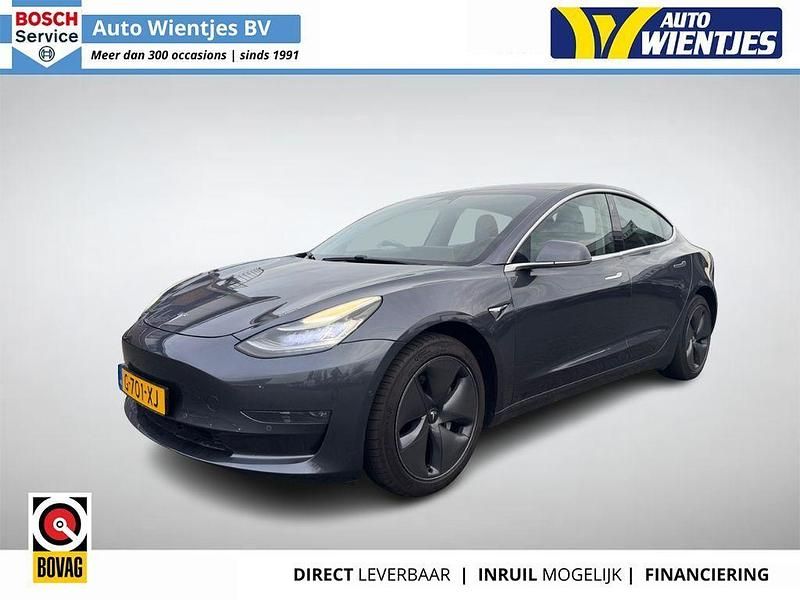 Grau Gebraucht 2019 Tesla Model 3 Long Range AWD Limousine | 22.750 € (Fairer Preis) - Bild 1/4