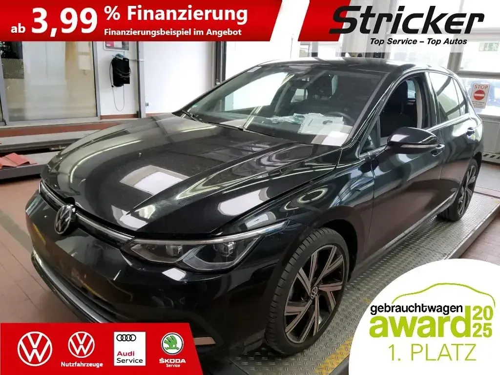 Gebraucht VW Golf VIII Style 131 PS (96 kW) 2024 Schwarz Limousine