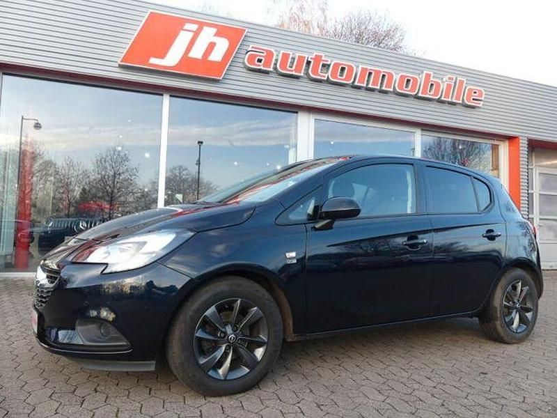 Blau Gebraucht 2019 Opel Corsa Limousine | 9.470 € (Guter Preis) - Bild 1/4