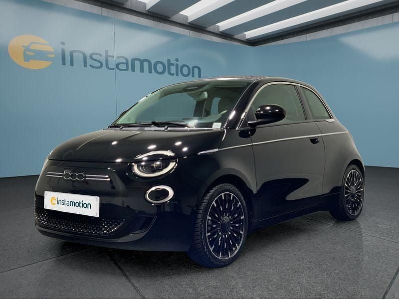 Schwarz Gebraucht 2023 Fiat 500e La Prima Cabrio | 23.799 € (Fairer Preis) - Bild 1/4