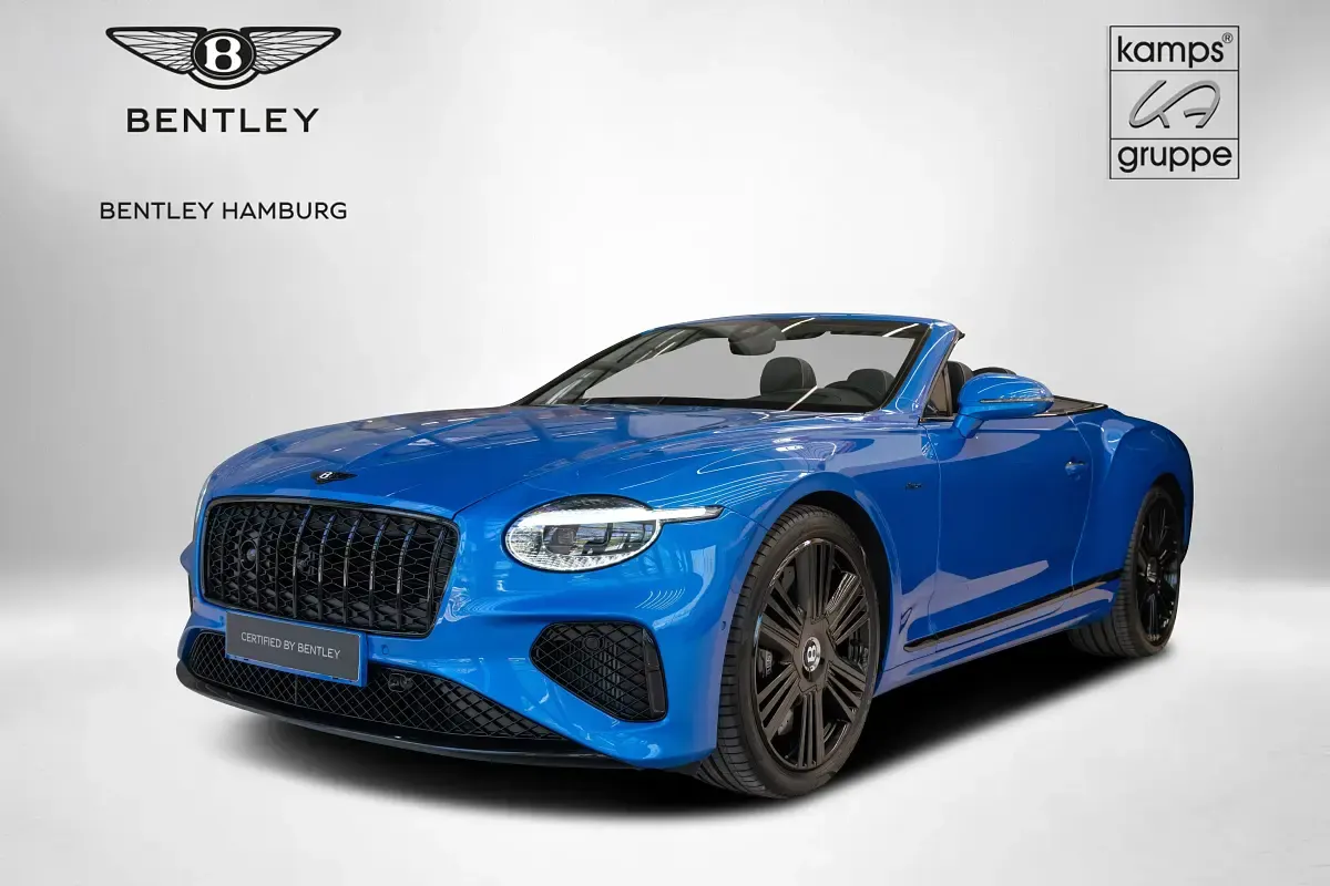 Second-hand Bentley Continental 680 CP (500 kW) 2025 Albastru Cabrio