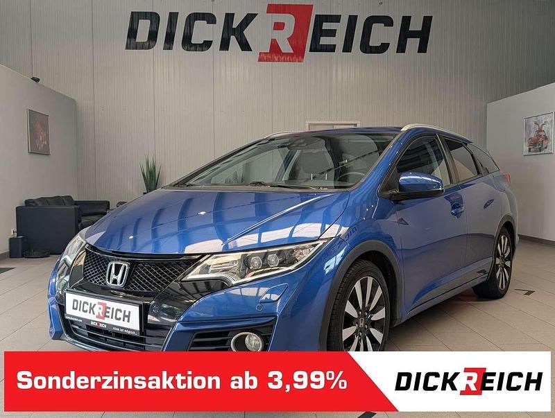 Blau Gebraucht 2017 Honda Civic Lifestyle Kombi | 12.450 € (Fairer Preis) - Bild 1/4