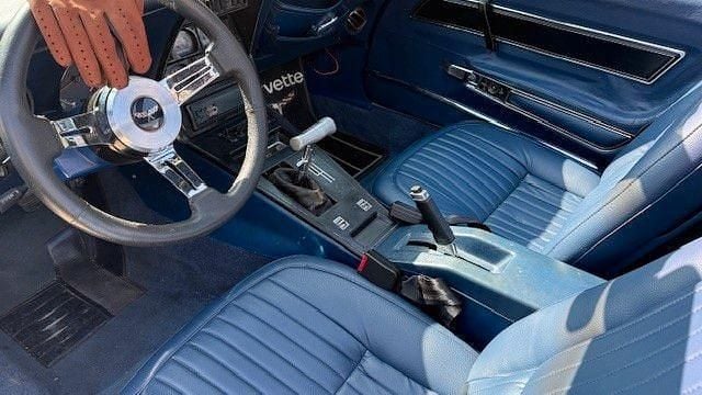 Gebraucht Corvette C3 204 PS (150 kW) 1977 Blau Cabrio