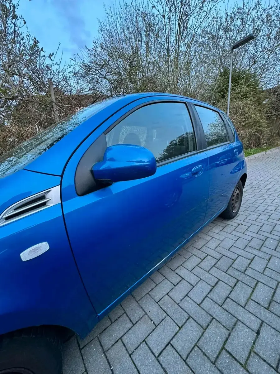 Gebraucht Chevrolet Aveo 2009 Blau Kleinwagen