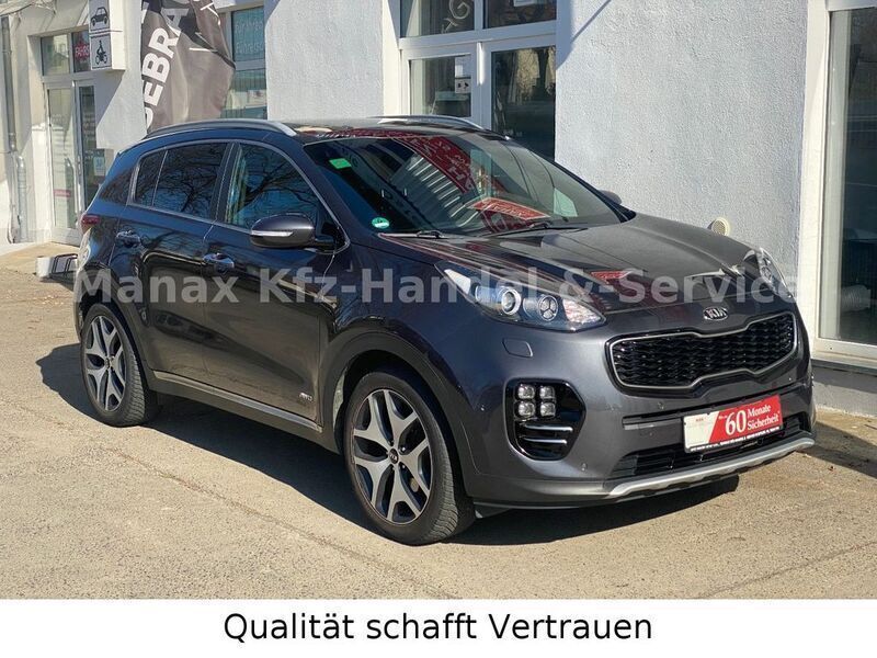 (e5b) winchestergrau met. (metallic) Gebraucht 2016 Kia Sportage GT-Line SUV | 17.000 € (Fairer Preis) - Bild 1/4
