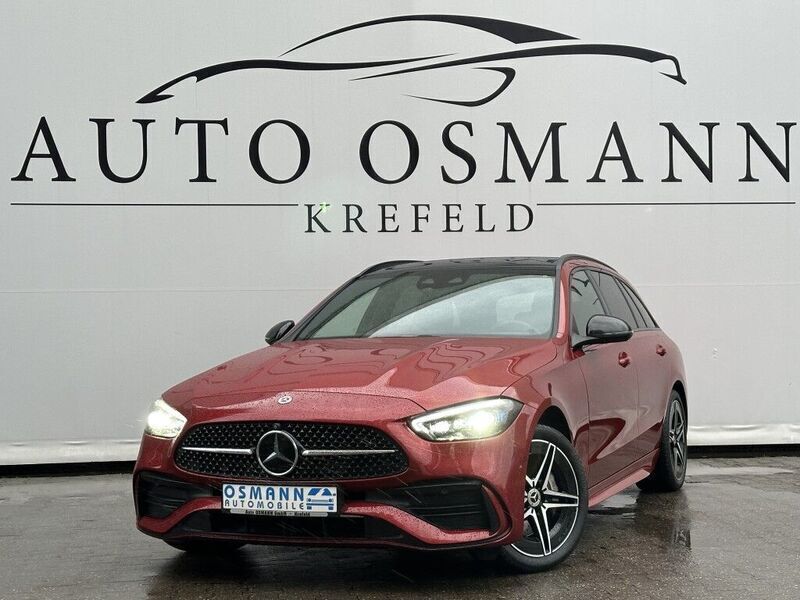 Hyazinthrot metalliclack Gebraucht 2022 Mercedes C220 AMG line Kombi | 41.250 € (Etwas zu teuer) - Bild 1/4