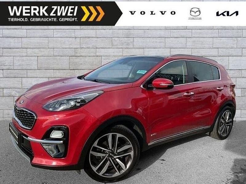 Rot Gebraucht 2019 Kia Sportage Platinum SUV | 24.900 € (Etwas zu teuer) - Bild 1/4
