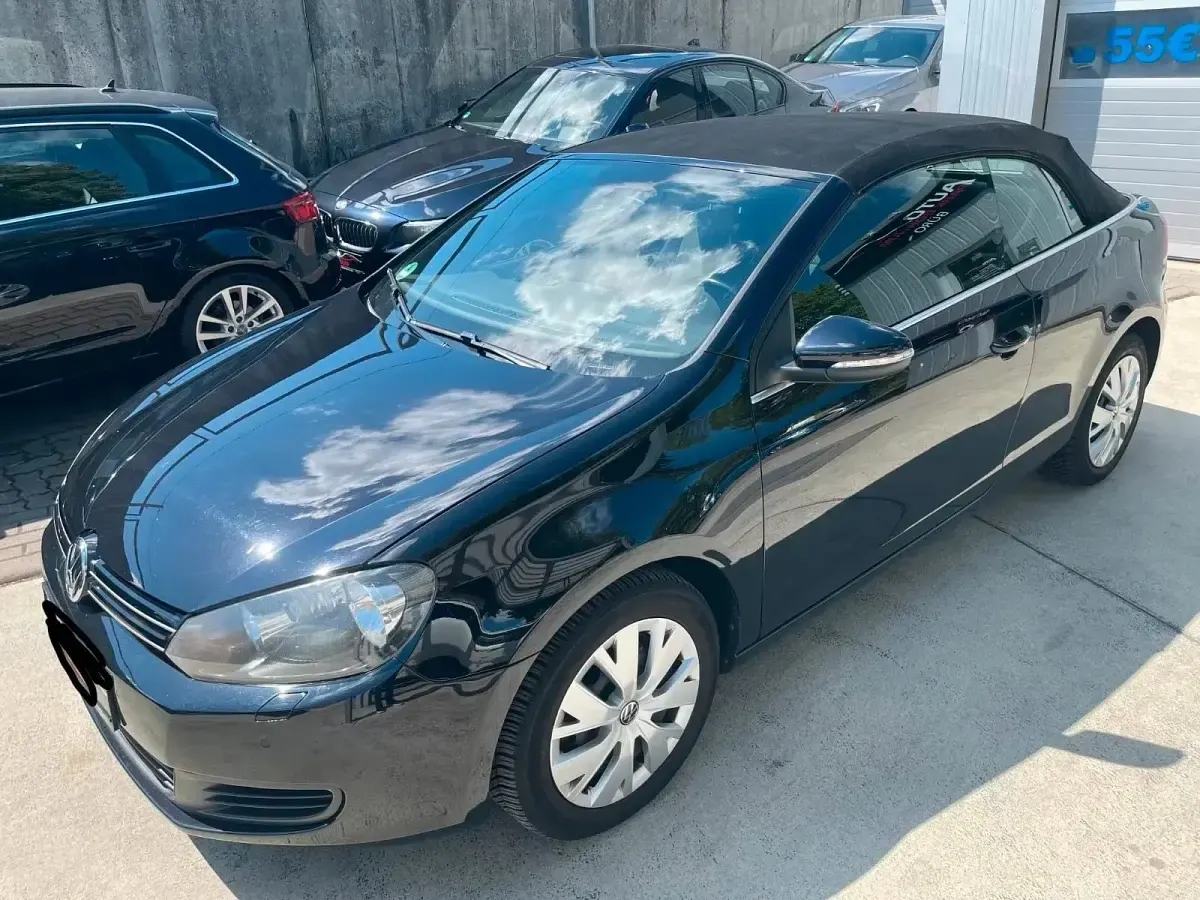 Gebraucht VW Golf Cabriolet 105 PS (77 kW) 2014 Schwarz Cabrio