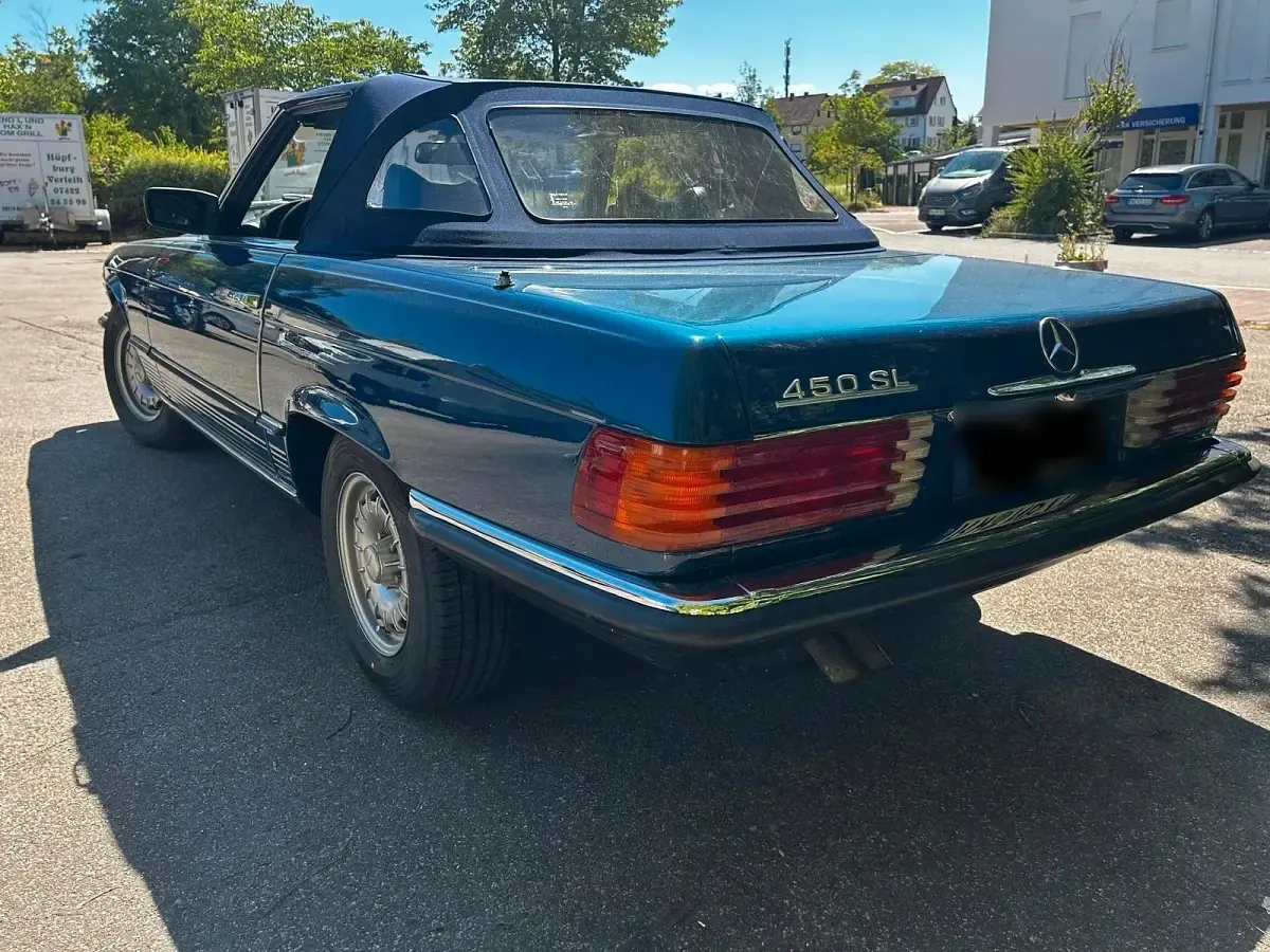 Gebraucht Mercedes SL450 180 PS (132 kW) 1979 Blau Cabrio