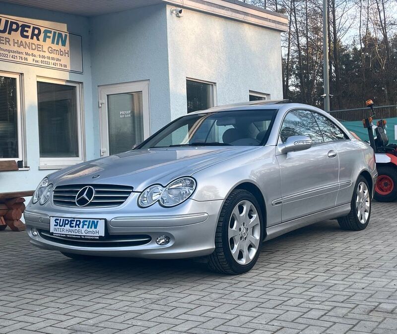Gebraucht Mercedes CLK200 Elegance 163 PS (119 kW) 2003 Silber Coupé