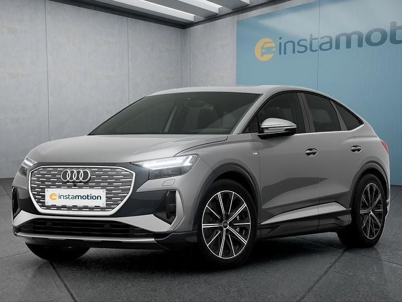 Grau Gebraucht 2022 Audi Q4 e-tron S-Line SUV | 37.949 € (Fairer Preis) - Bild 1/4