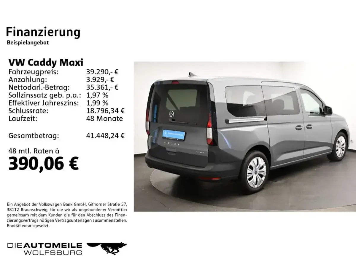 Gebraucht VW Caddy 150 PS (110 kW) 2025 Pure grey Van / Kleinbus