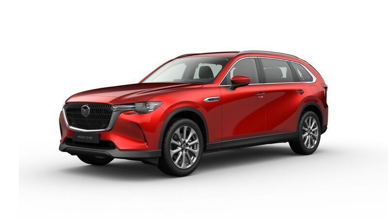 Rot Neu 2025 Mazda CX-80 Exclusive-Line SUV | 48.470 € - Bild 1/4