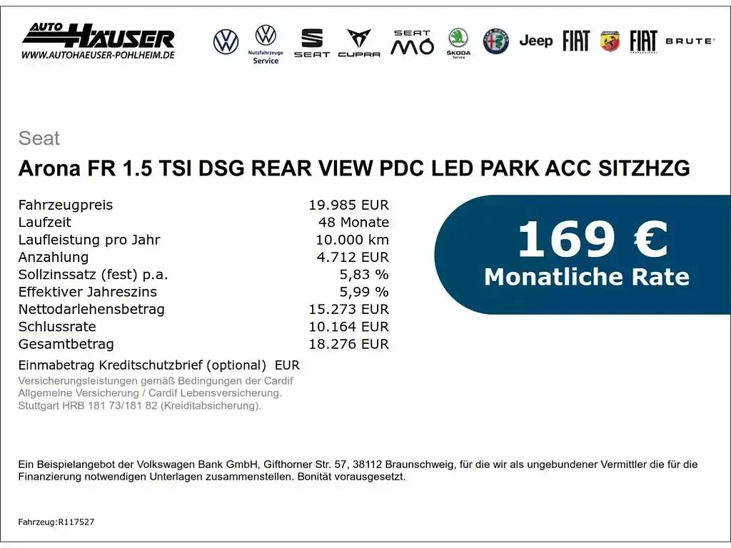 Gebraucht Seat Arona FR 150 PS (110 kW) 2023 SUV