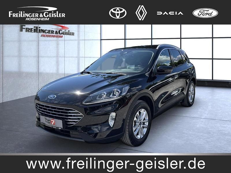 Obsidianschwarz (metallic) Gebraucht 2022 Ford Kuga Titanium SUV | 25.990 € (Guter Preis) - Bild 1/4