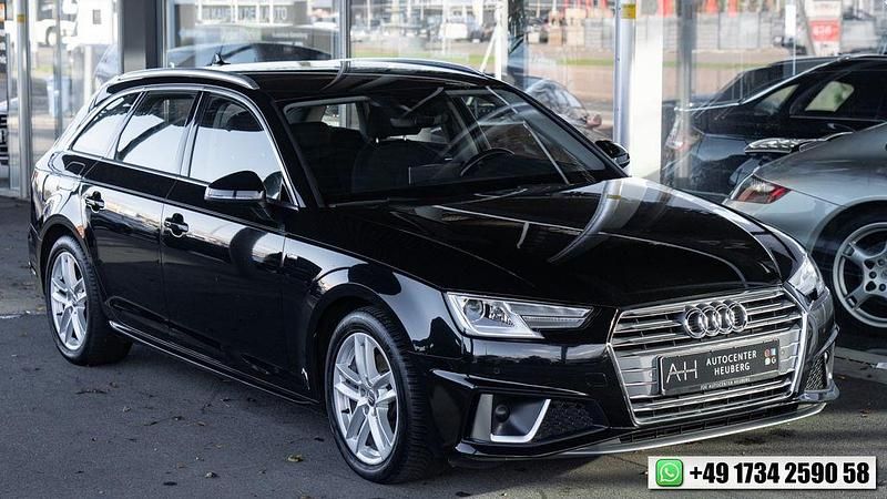Schwarz Gebraucht 2019 Audi A4 S-Line Limousine | 21.490 € (Guter Preis) - Bild 1/4