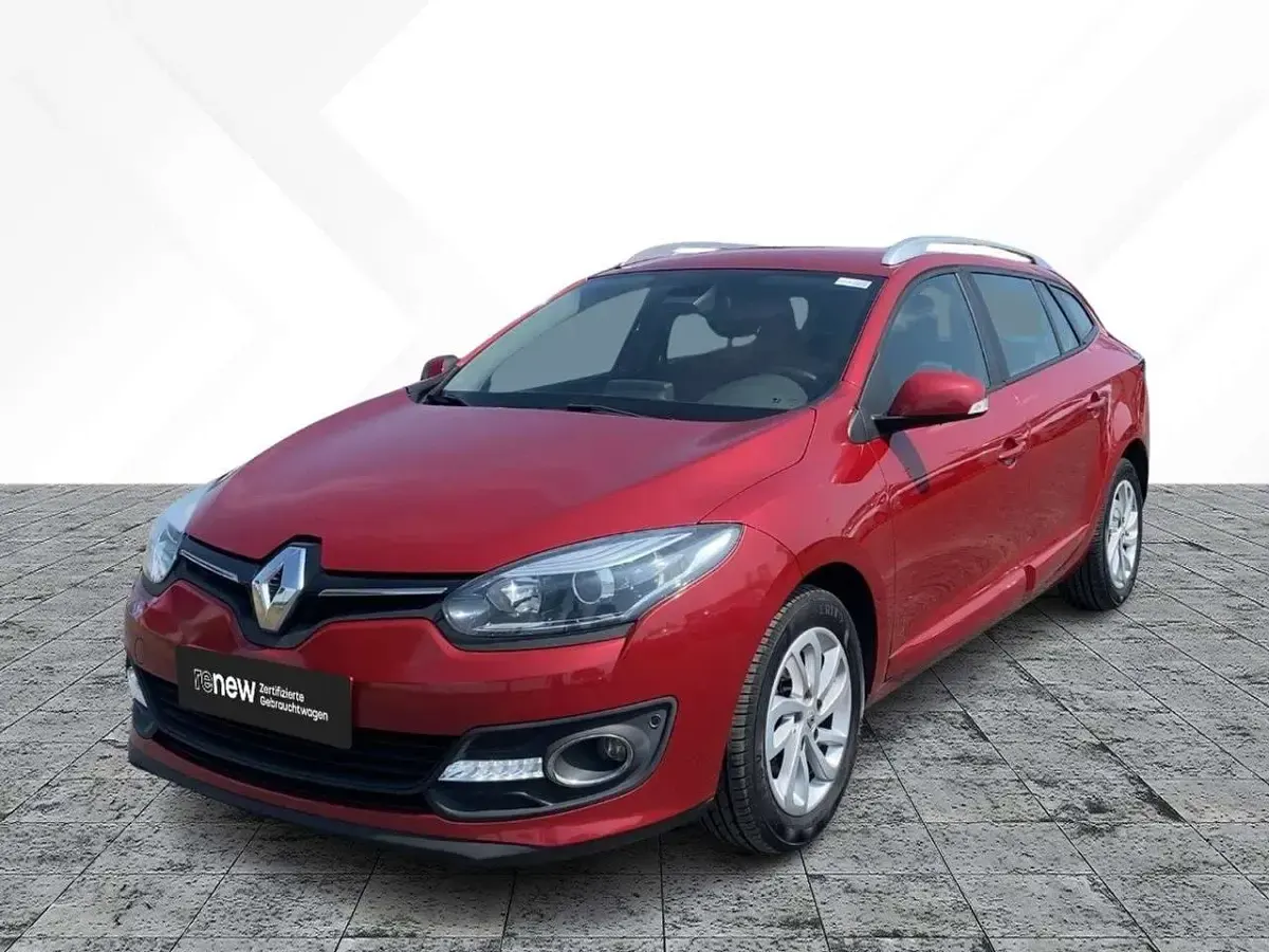 Gebraucht Renault Mégane GrandTour Initiale Paris 110 PS (80 kW) 2014 Rot Kombi