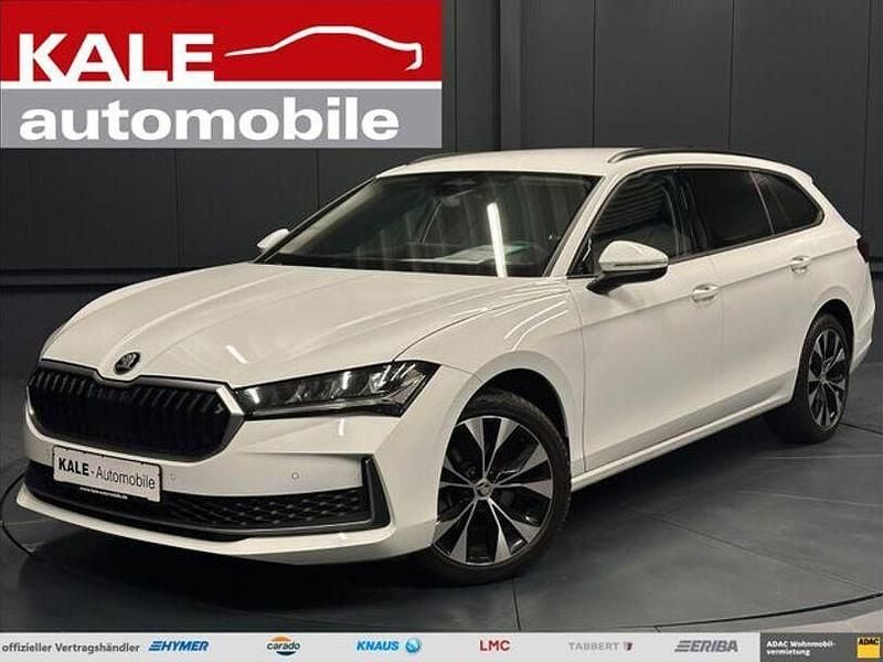 Gebraucht Skoda Superb Selection 150 PS (110 kW) 2024 Purity weiss Kombi