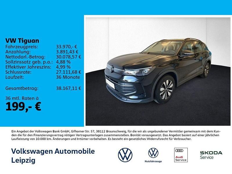 Gebraucht VW Tiguan Goal 150 PS (110 kW) 2025 Schwarz SUV