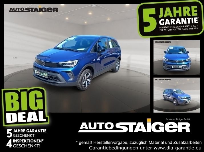 Nautic blau Gebraucht 2022 Opel Crossland Edition SUV | 16.490 € (Guter Preis) - Bild 1/4