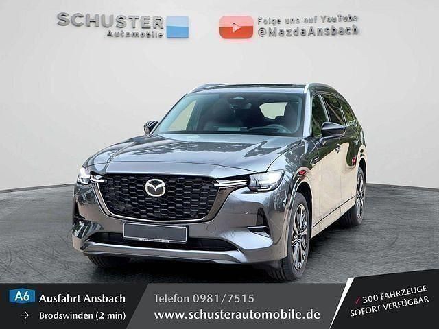 Machine gray Gebraucht 2024 Mazda CX-80 Homura-Line SUV | 53.850 € (Fairer Preis) - Bild 1/4