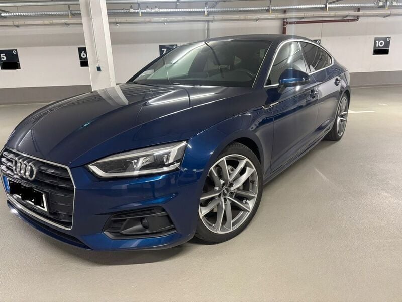 Blau Gebraucht 2017 Audi A5 Sportback Sport Limousine | 20.000 € (Fairer Preis) - Bild 1/4