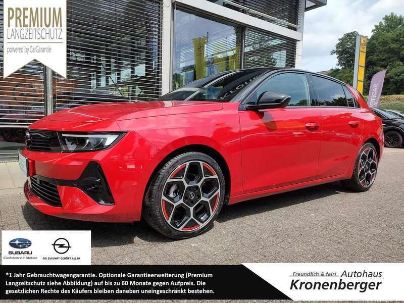 Lackierung peperoncino red/typ Gebraucht 2023 Opel Astra GS Line Limousine | 25.790 € (Teuer) - Bild 1/4